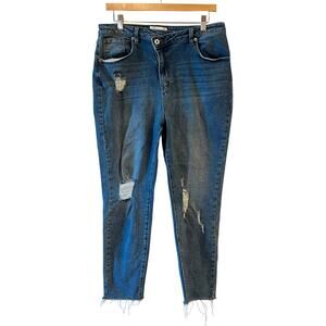 Brand New Fashion Nova Cross Over Straight Leg Jeans Size 15 NWOT